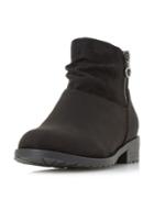 Dorothy Perkins *head Over Heels By Dune Black Perci Ankle Boots