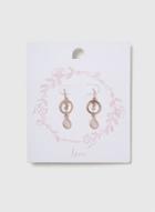 Dorothy Perkins Rose Quartz Drop Earrings