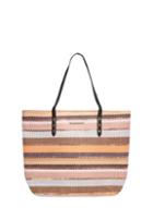 Dorothy Perkins Coral Stripe Beach Bag