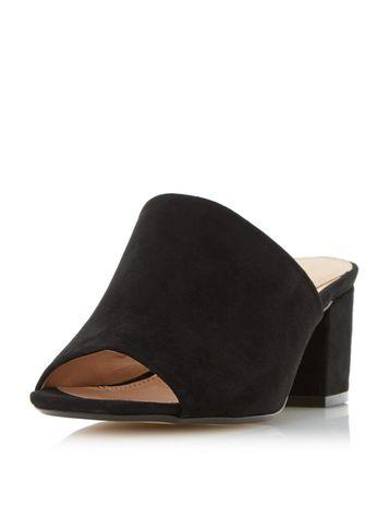Dorothy Perkins *head Over Heels By Dune Black 'narcissa' Sandals