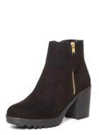 Dorothy Perkins Black 'minny' Chunky Ankle Boots