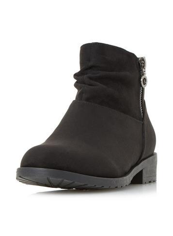 Dorothy Perkins *head Over Heels By Dune Black 'perci' Ankle Boots