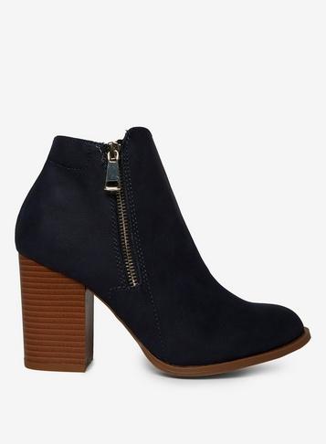 Dorothy Perkins Navy Antonia Boots