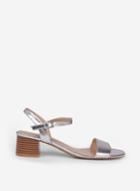 Dorothy Perkins Silver Block Heel Sandals
