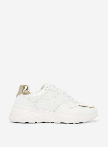 Dorothy Perkins White Isaac Chunky Trainers