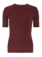 Dorothy Perkins Berry Fashioned Rib Tee