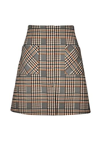 Dorothy Perkins *multi Colour Check Print Mini Skirt