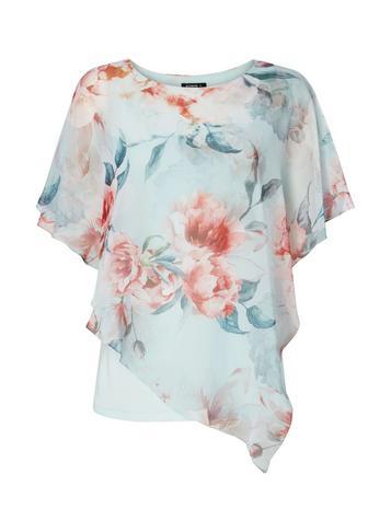Dorothy Perkins *roman Originals Floral Print Overlay Top