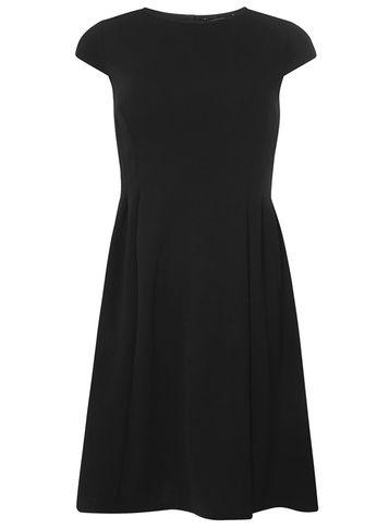 Dorothy Perkins Black Seam Fit And Flare Dress