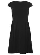 Dorothy Perkins Black Seam Fit And Flare Dress