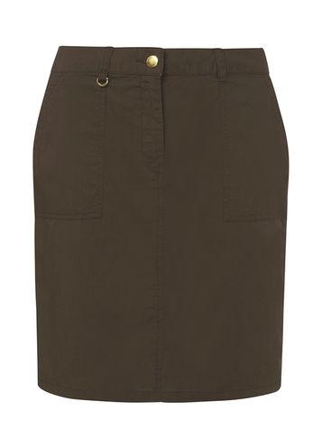 Dorothy Perkins *tall Khaki Poplin Skirt