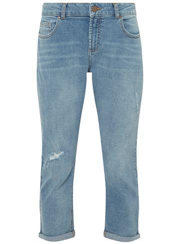 Dorothy Perkins Petite Blue Authentic Corey Cropped Jeans