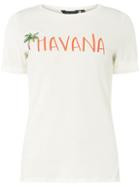 Dorothy Perkins Ivory 'havana' Motif T-shirt