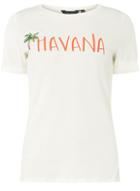 Dorothy Perkins Ivory 'havana' Motif T-shirt