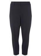 Dorothy Perkins Dp Curve Navy Ankle Grazer Trousers