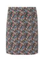 Dorothy Perkins *tall Multi Coloured Floral Print Jacquard Mini Skirt