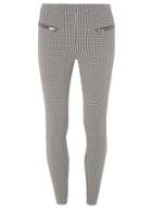 Dorothy Perkins Black And White Dogstooth Skinny Trousers