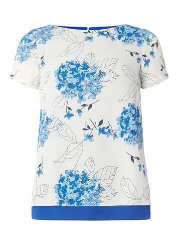 Dorothy Perkins *billie & Blossom Blue Floral Blouse