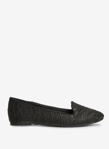 Dorothy Perkins Black Textured Pumps