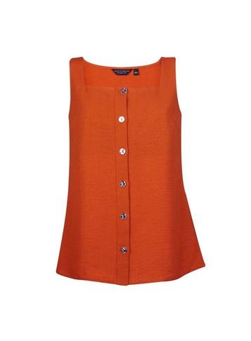 Dorothy Perkins Rust Square Neck Top