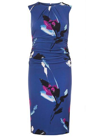 Dorothy Perkins *lily & Franc Multi Coloured Floral Print Bodycon Dress