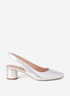 Dorothy Perkins Silver Daphy Slingback Court Shoes