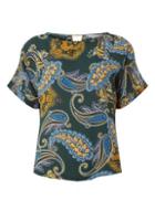 Dorothy Perkins Petite Multi-coloured Paisley Print T-shirt