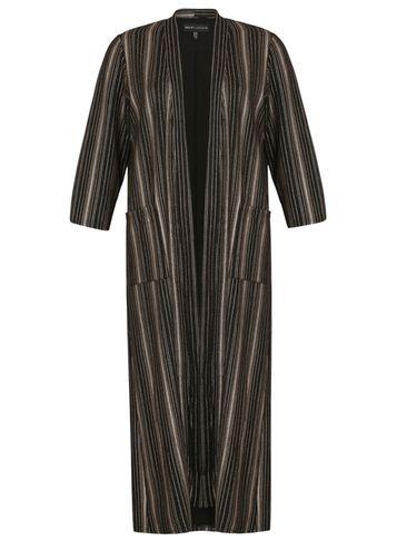 Dorothy Perkins *mela Black Stripe Coat