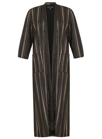 Dorothy Perkins *mela Black Stripe Coat