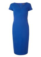 Dorothy Perkins Cobalt Blue Bengaline Pencil Dress