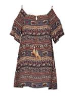 Dorothy Perkins *voulez Vous Multi Coloured Printed Dress