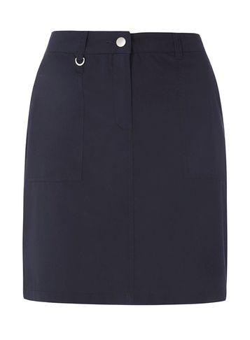 Dorothy Perkins Navy Poplin Skirt