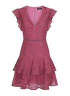 Girls On Film *girls On Film Rose Lace Tier Dress