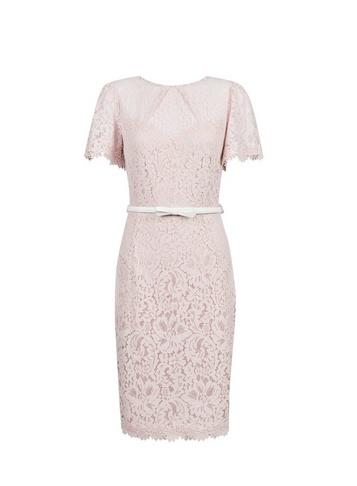 *showcase Blush Lace Kelly Bodycon Dress
