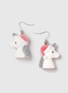 Dorothy Perkins White Christmas Unicorn Earrings