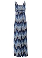 *izabel London Multi Colour Zig Zag Print Maxi Dress