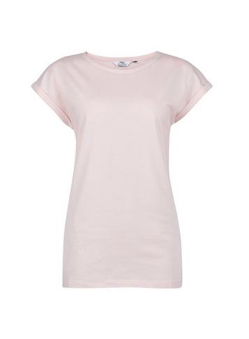 Dorothy Perkins *tall Blush Roll Sleeve Cotton T-shirt
