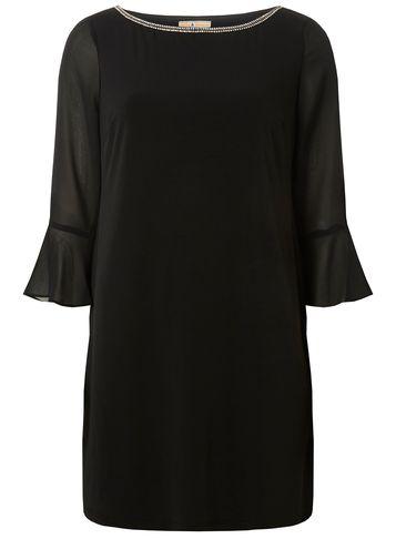 Dorothy Perkins *billie & Blossom Petite Black Shift Dress