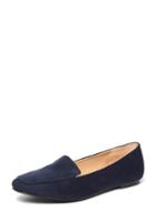 Dorothy Perkins Navy 'lila' Square Toe Loafers