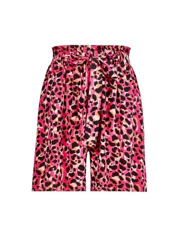 Dorothy Perkins *tall Hot Pink Animal Print Shorts