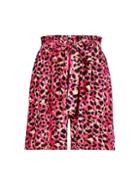 Dorothy Perkins *tall Hot Pink Animal Print Shorts