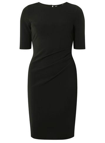 Dorothy Perkins Black Ruched Side Bodycon Dress