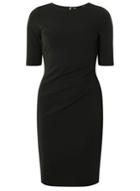Dorothy Perkins Black Ruched Side Bodycon Dress