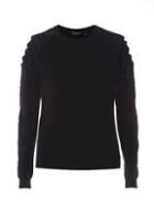 Dorothy Perkins Black Lace Cold Shoulder Jumper