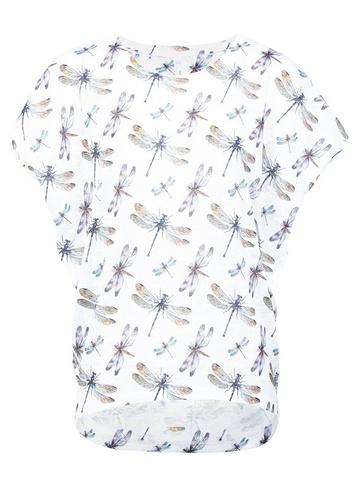 *izabel London Dragonfly Print T-shirt