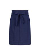 Dorothy Perkins Navy Linen Blend Skirt