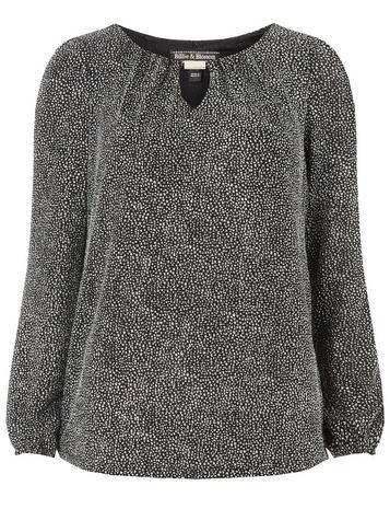 Dorothy Perkins *billie & Blossom Silver Disco Blouse