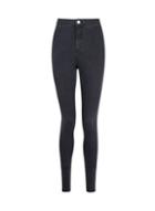 Dorothy Perkins *tall Charcoal Lyla Ultra High Waist Skinny Jeans