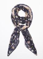 Dorothy Perkins Blue Ditsy Daisy Square Scarf
