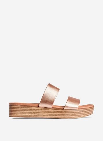 Dorothy Perkins Rosegold Rosalie Mule